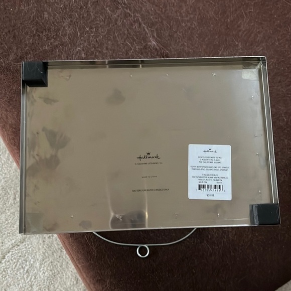 Brand New Hallmark My Happy Place Picture Frame Decor Box Glass Lantern Momento - Picture 8 of 10